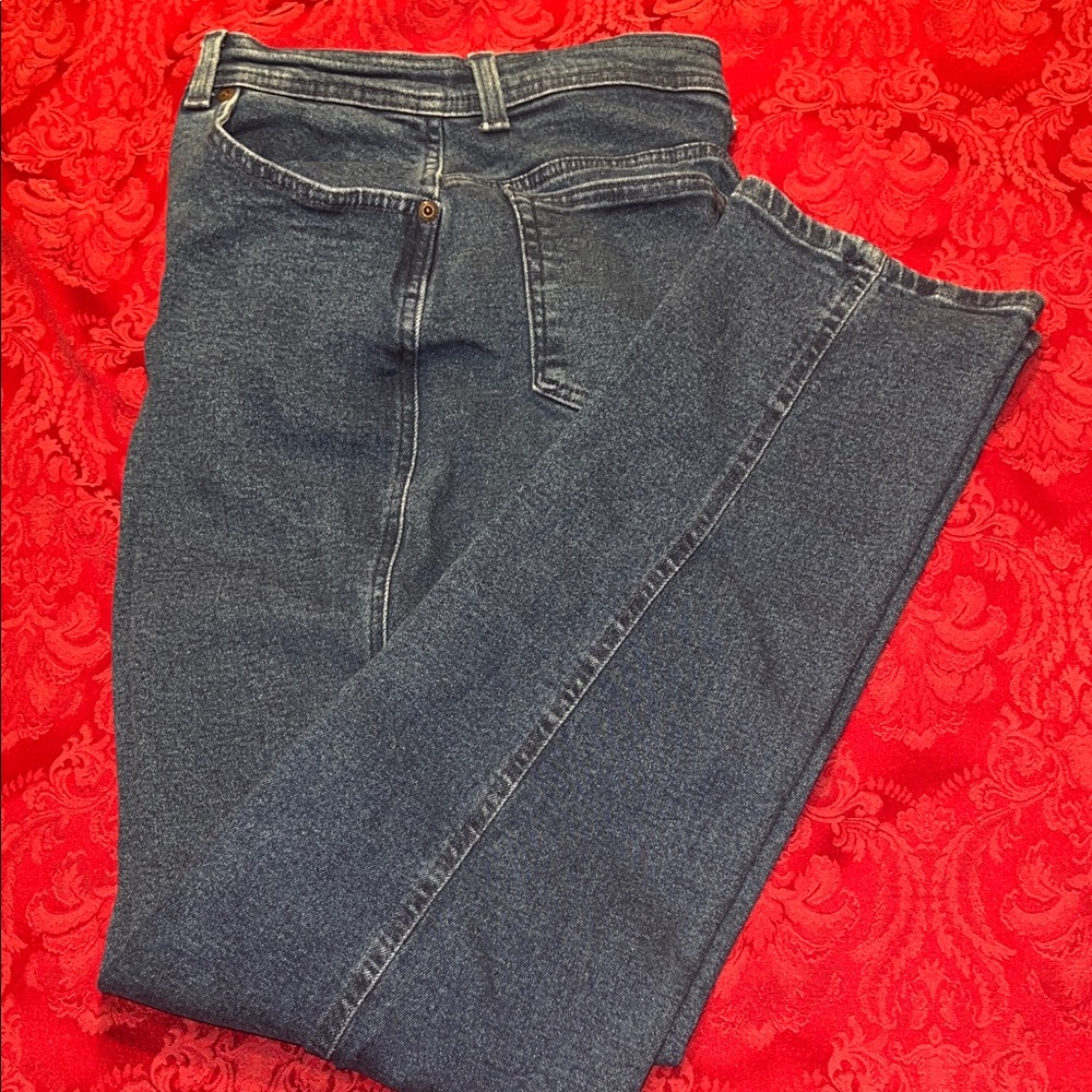 St. John's Bay Dark Blue Straight Jeans
